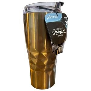 Primula 20 oz Insulated Hot/Cold Thermal Tumbler Silver NOB